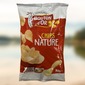 Chips nature bouton d’or 350g